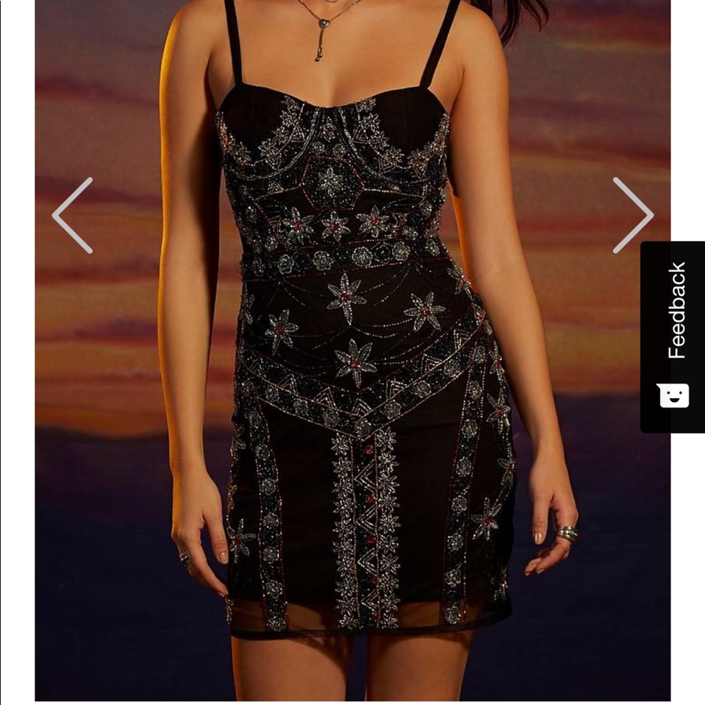 Nasty gal black dress